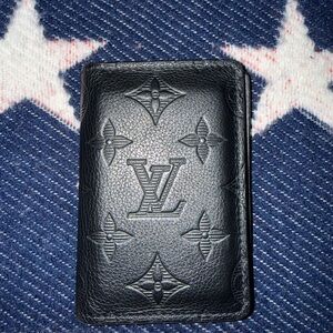 Louis Vuitton Monogram Black Card Holder